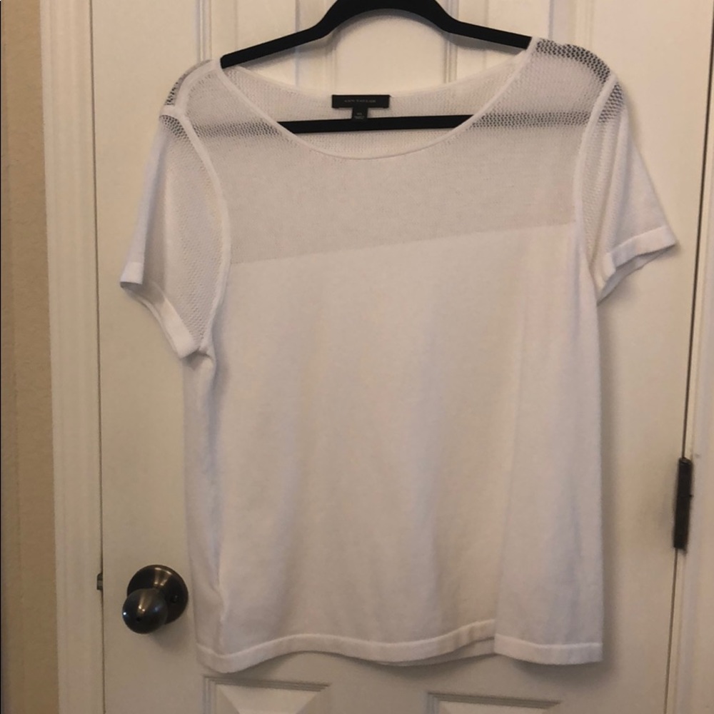 Never worn Ann Taylor Tee White XL